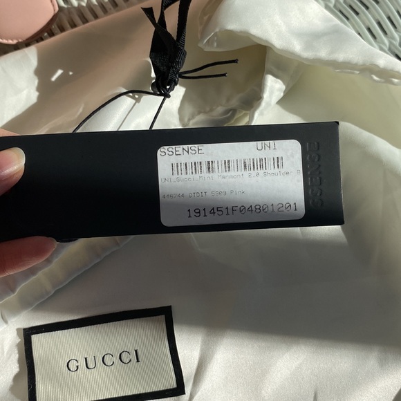 Gucci Mini Marmont 2.0 shoulder bag. Pink 💗 - Picture 12 of 15
